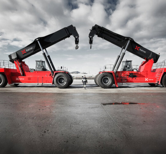 Kalmar Rischter Kalmar Reachstacker