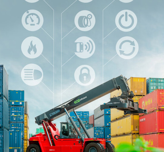 Kalmar Rischter Kalmar Eco Reachstacker